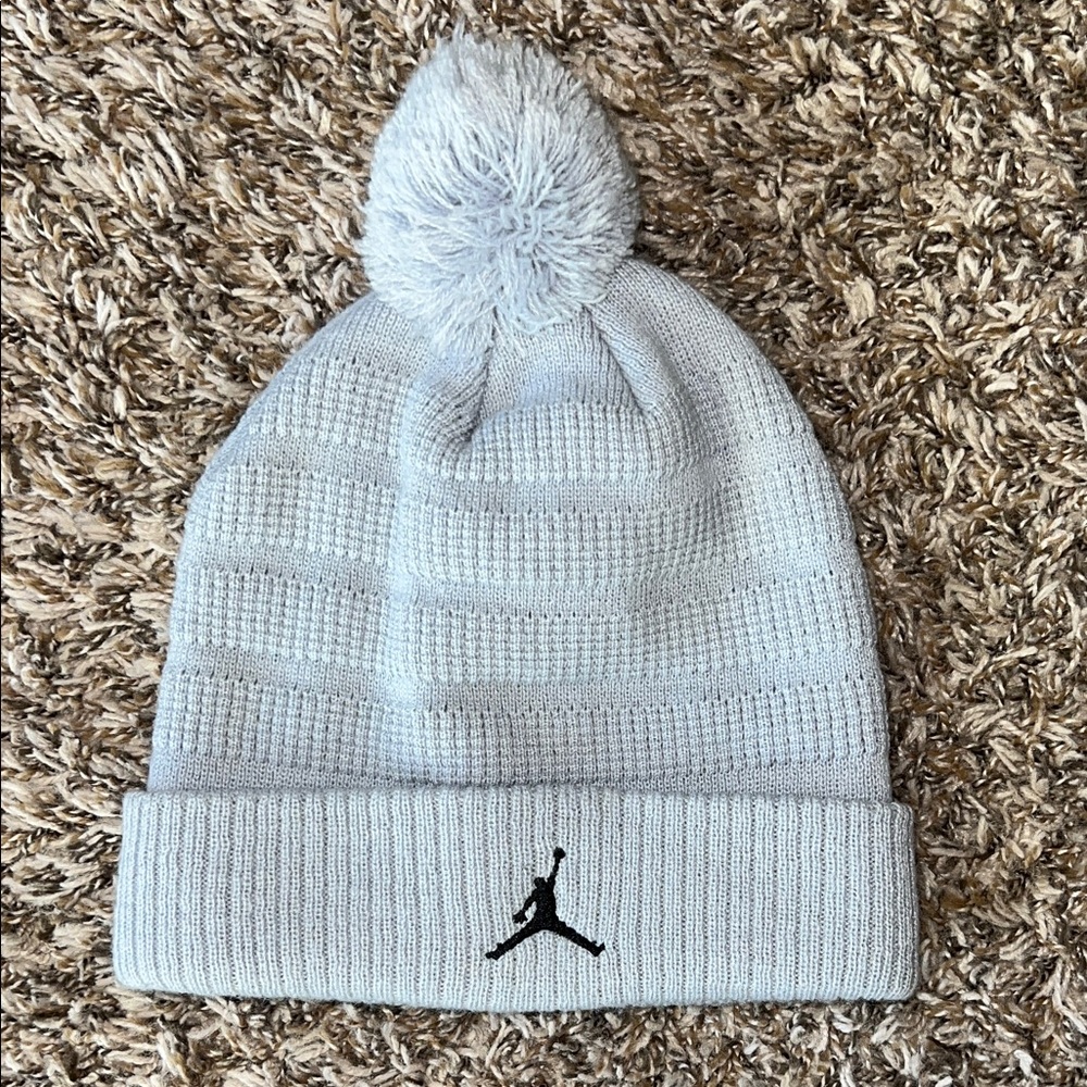 Air Jordan Classic Jumpman Black Grey Beanie
